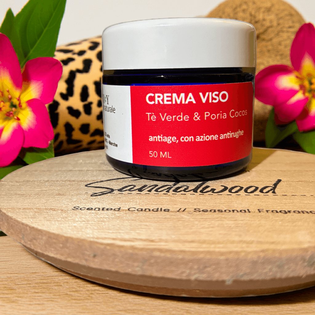 Anti-Aging Gezichtscrème met Poria Cocos & Groene Thee – Hydraterend