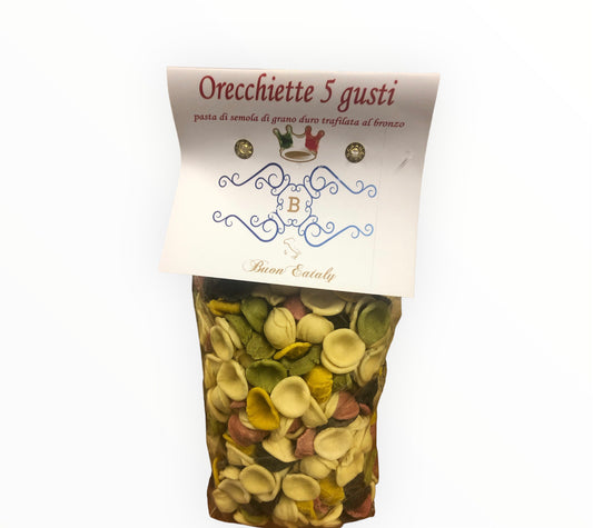 Orecchiette 5gusti multicolor 500gr