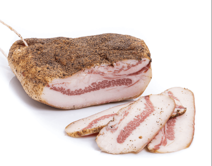 Guanciale varkenswang van norcia