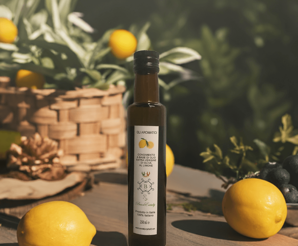 aromatische olijfolie extra vergine  met citroen