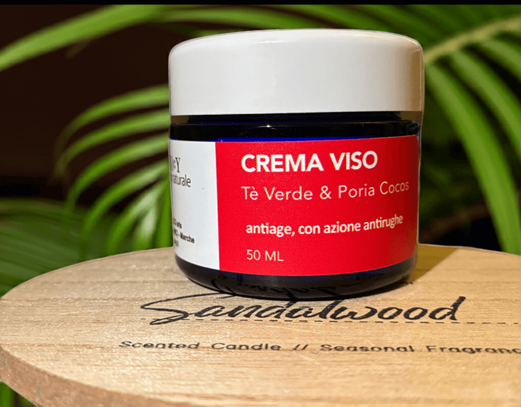 Anti-Aging Gezichtscrème met Poria Cocos & Groene Thee –  Hydraterend